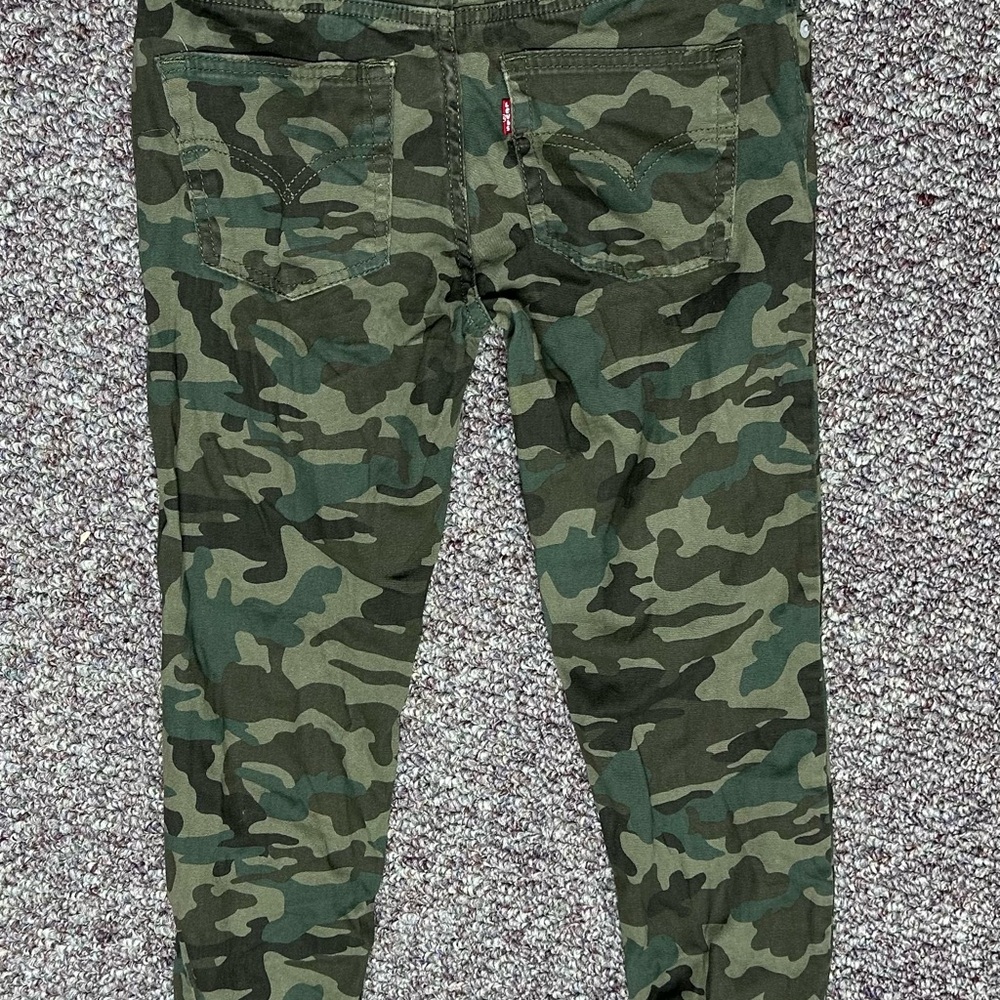 Levi's Kids Camouflage Joggers - Green